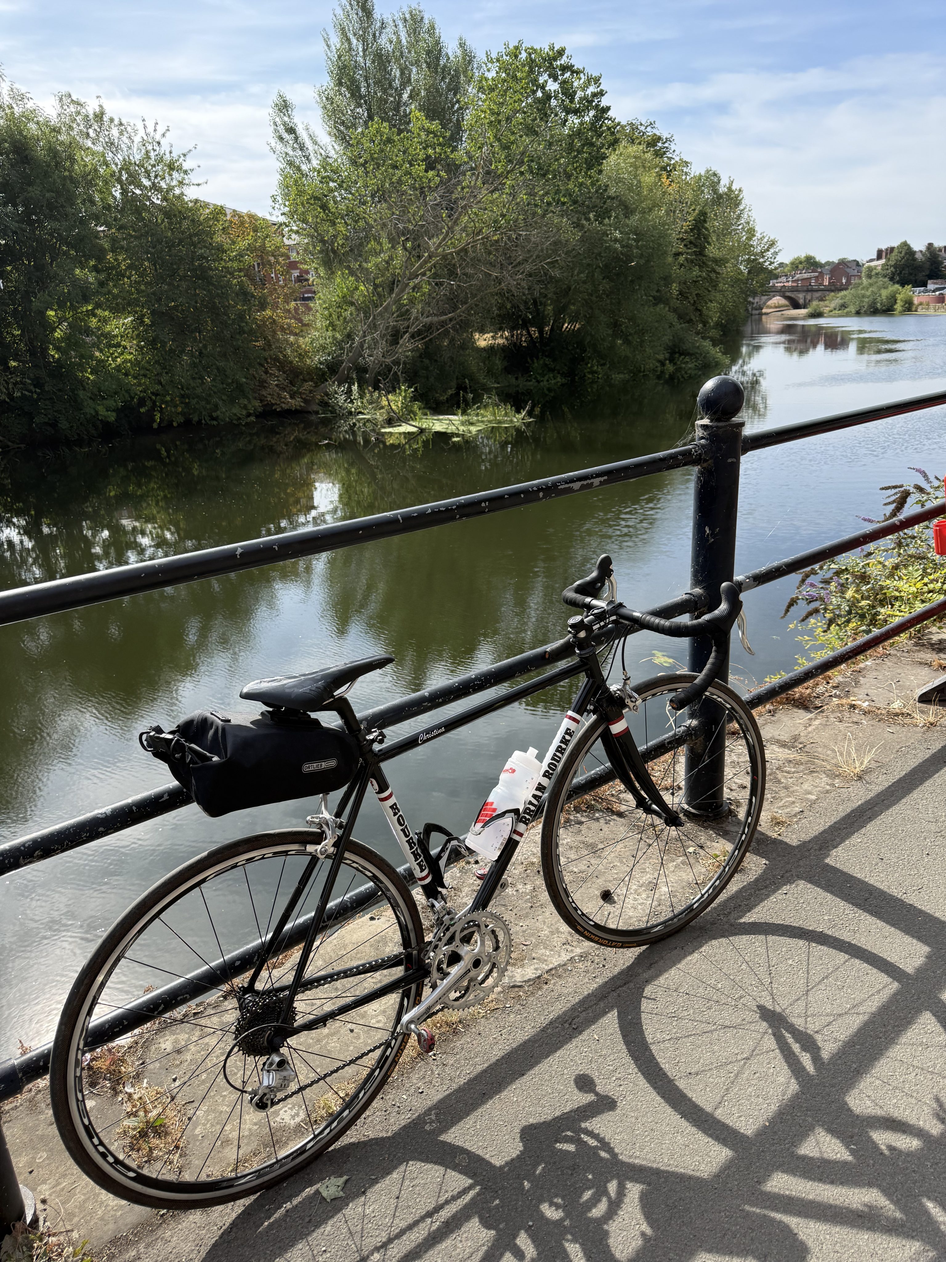 Back out on the bike again